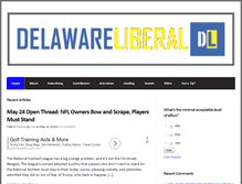 Tablet Screenshot of delawareliberal.net